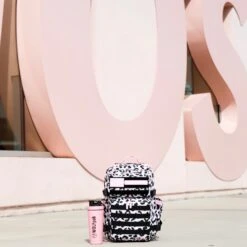 25L Backpack Leopard Pink Zip -Urban Carry Store 0a6a8618