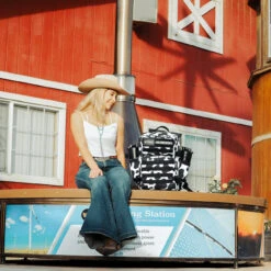 35L Backpack Black White Cow -Urban Carry Store 18A48FF1 D5BC 49B3 9674 B930881DA8E0