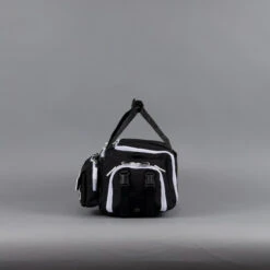 20L Mini Duffle Bag Black With White Accents -Urban Carry Store 20Ls4.30.24 025