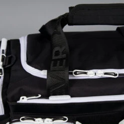 20L Mini Duffle Bag Black With White Accents -Urban Carry Store 20Ls4.30.24 031