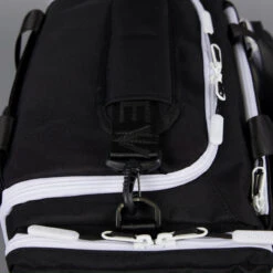 20L Mini Duffle Bag Black With White Accents -Urban Carry Store 20Ls4.30.24 037