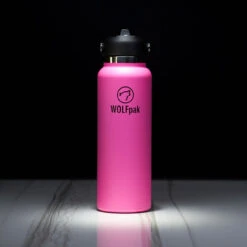 40oz Neon Pink Flask