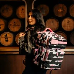 35L Backpack Pink Black Cow -Urban Carry Store 3 42208642 6c40 4ab7 85ee 0a17e1ffe4e8