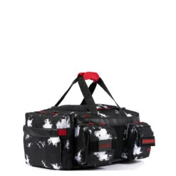 40L Ultimate Duffle Bag Black Lightning Immortal Red