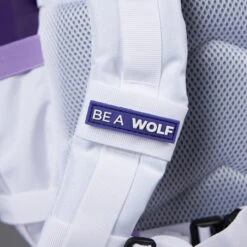 35L Backpack White With Purple Accents -Urban Carry Store 431AB33E 8408 41F2 B6E0 6D01D4195FCA