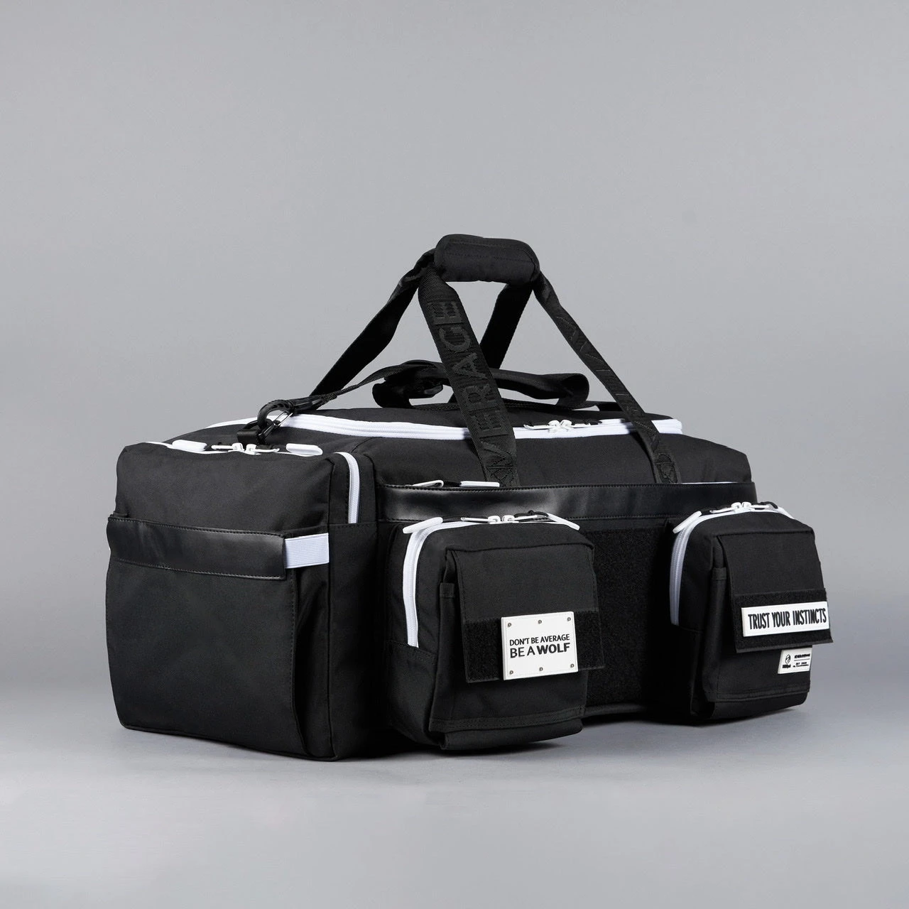 40L Ultimate Duffle Bag Alpha Black White Accents 10 40L Ultimate Duffle Bag Alpha Black White Accents - Image 8
