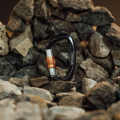 Accessory Carabiner Black & Orange