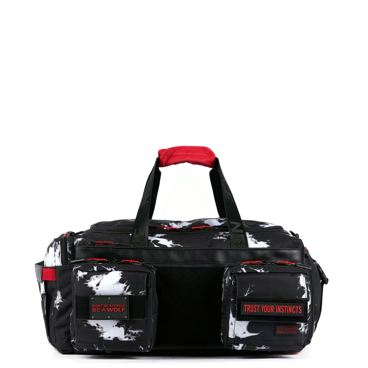 40L Ultimate Duffle Bag Black Lightning Immortal Red 4 40L Ultimate Duffle Bag Black Lightning Immortal Red - Image 2