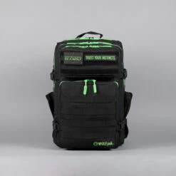45L Backpack Black Neon Green -Urban Carry Store 62D1C1E6 FB00 406A 922E 5E0316E256CA