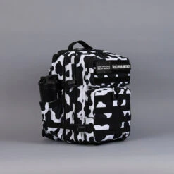 25L Backpack Black White Cow -Urban Carry Store 7B98D8C1 1DFC 4652 A4CD CC86BBBB8CEB