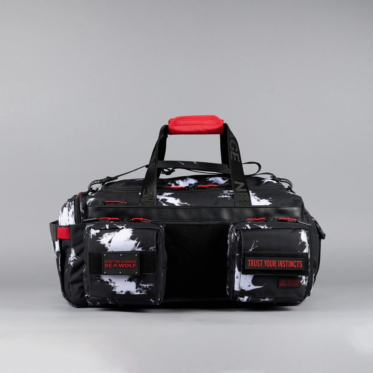 40L Ultimate Duffle Bag Black Lightning Immortal Red 14 40L Ultimate Duffle Bag Black Lightning Immortal Red - Image 12