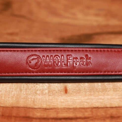 Luxury Dog Collar Burgundy Red & Black -Urban Carry Store 81F608FF 37FE 47FB 8DA3 52631FD1FE8C