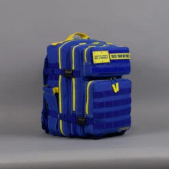 35L Backpack Blue Yellow Accents -Urban Carry Store 82EAF15B 7B32 4AFB 93ED A6651B7C9033