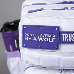 35L Backpack White With Purple Accents -Urban Carry Store 8D44536B D898 4A24 8BCA BDAE0ED9C6A9