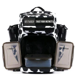 35L Black White Cow Print Meal Prep Management -Urban Carry Store 91A512BE 25FB 4383 95C6 AB66284C3B6D
