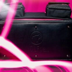 40L Ultimate Duffle Bag Black Neon Pink -Urban Carry Store A7R06399 Enhanced NRcopy
