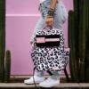 15L Backpack Leopard Pink Zip -Urban Carry Store B6EC46B8 DF78 4823 B123 19058856E2BD
