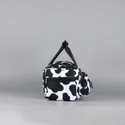 20L Mini Duffle Bag Black White Cow -Urban Carry Store B7E3C6DD 522A 4780 A288 FBE629A8CA12