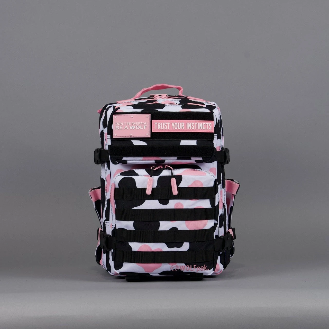 25L Backpack Pink Black Cow 12 25L Backpack Pink Black Cow - Image 10