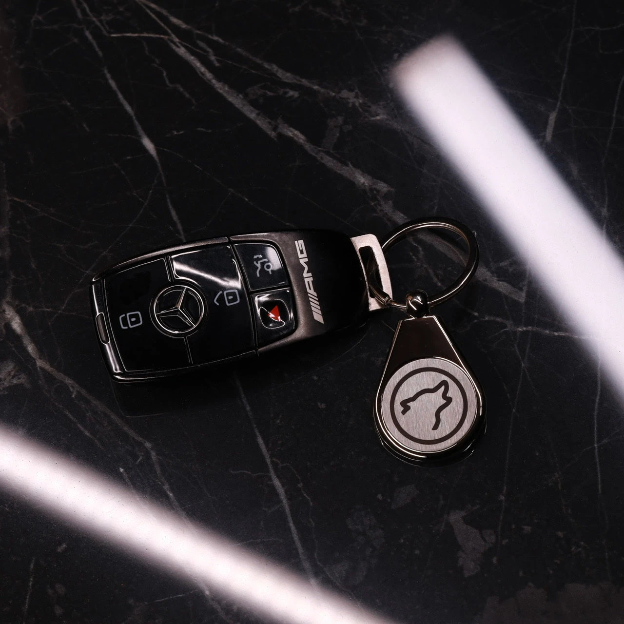 Wolf Head Key Chain 4 Wolf Head Key Chain - Image 2