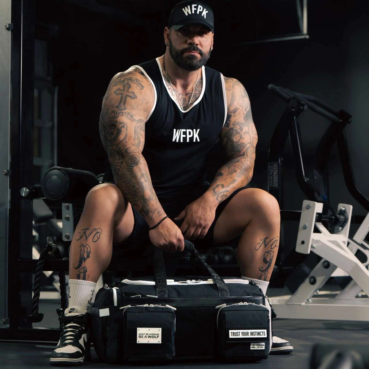 40L Ultimate Duffle Bag Alpha Black White Accents 9 40L Ultimate Duffle Bag Alpha Black White Accents - Image 7