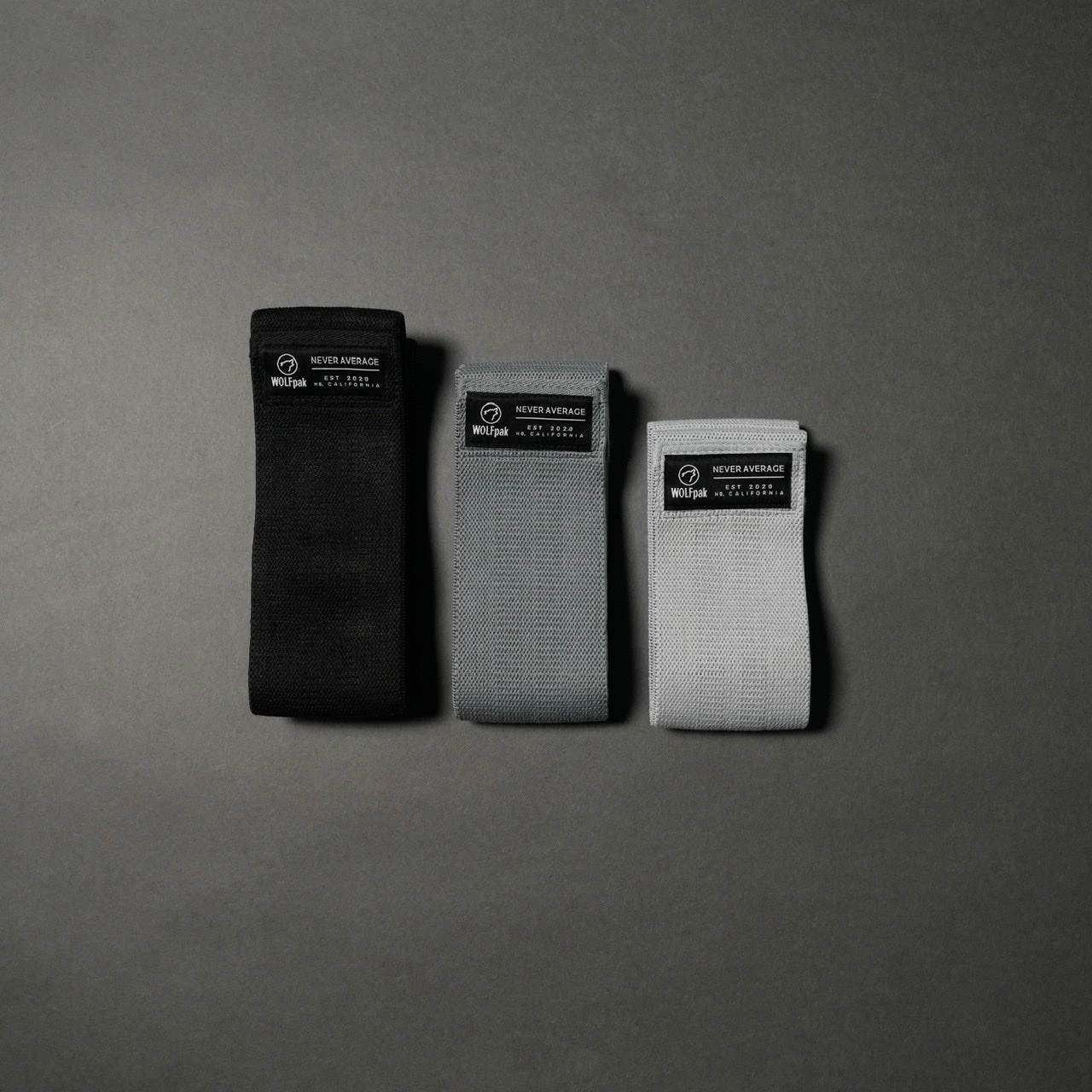 Black & Gray Resistance Band Set 3 Black & Gray Resistance Band Set