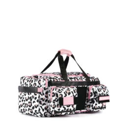 40L Ultimate Duffle Bag Leopard Pink Zip