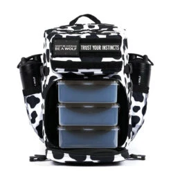 35L Black White Cow Print Meal Prep Management -Urban Carry Store FCE6E190 3BC3 4F6A B35F BB2DBF3E2367
