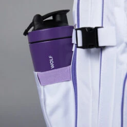 35L Backpack White With Purple Accents -Urban Carry Store FEA9A828 3F6F 49C4 995F 4F234C24805D