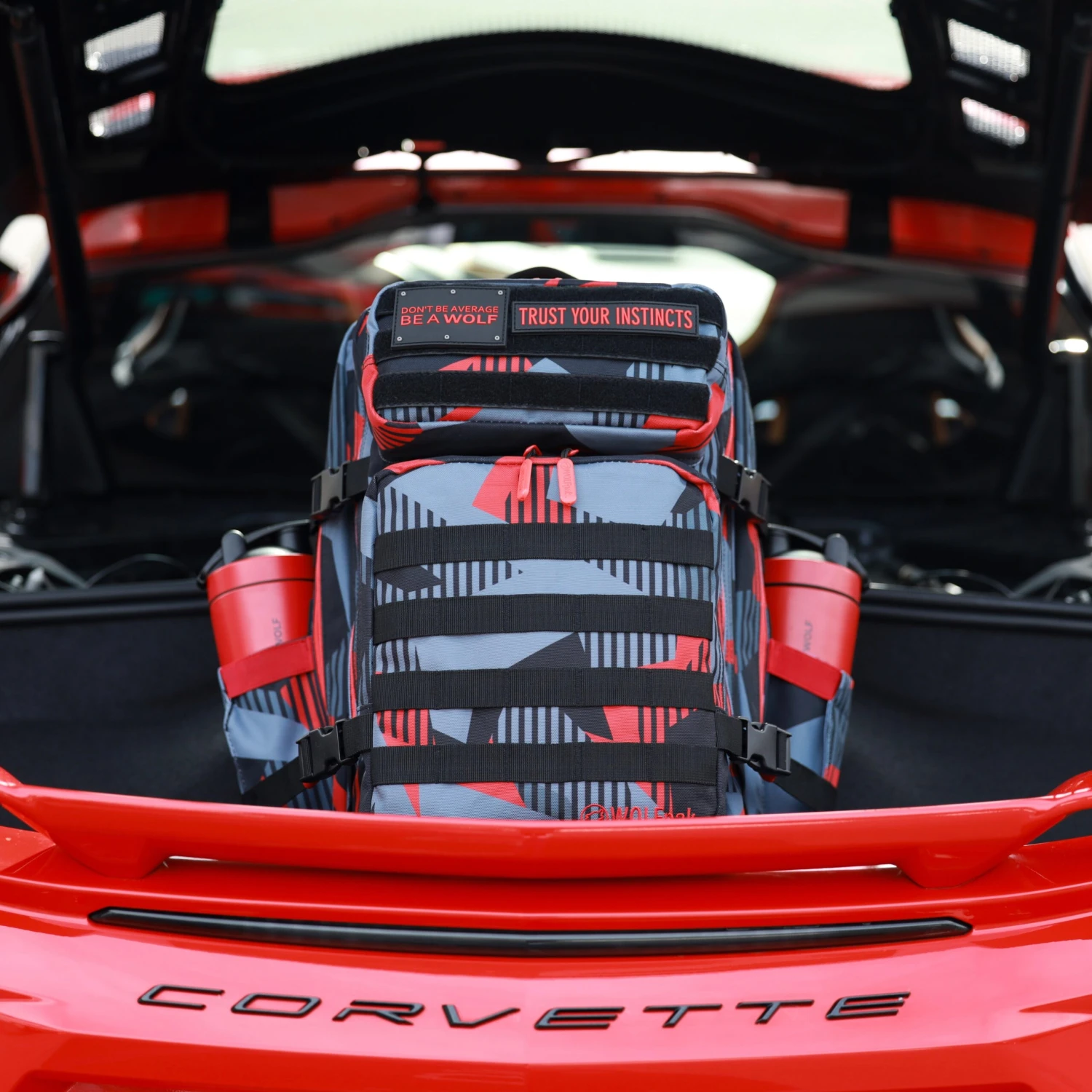 45L Backpack Adrenaline Red 5 45L Backpack Adrenaline Red - Image 3