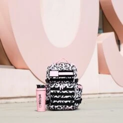 35L Backpack Leopard Pink Zip -Urban Carry Store image b1edd4b1 875d 45c0 aad5 e458e21569f2