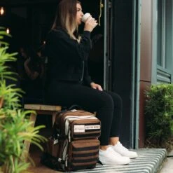 35L Backpack Cafe Latte -Urban Carry Store img211latte